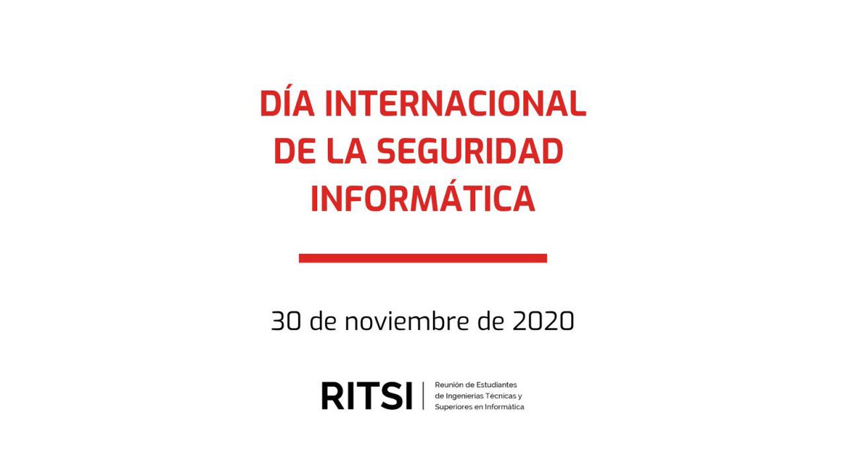 ¿A qué no sabes que día es hoy? 😏

Hoy es el  #DíaInternacionalDeLaSeguridadInformática que es una iniciativa de <a href="/theofficialacm/">Association for Computing Machinery</a> 🛡

- ¿Dónde puedo aprender ciberseguridad?
- ¿Puedo aprender de manera más interactiva?
- Cuentas que te recomendamos

👇¡Atento al hilo! 👇