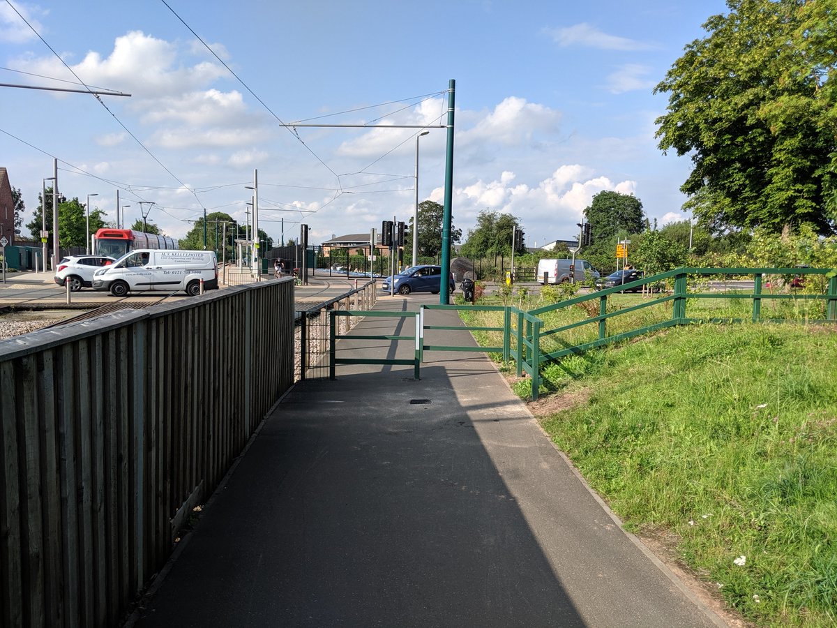 Perhaps they are thinking of the unlit (except at tram stops & north of Wilford Lane) tram side path? The one they (via Rushcliffe BC as landowners) inflicted with barriers (just as the City Council were starting works to improve the Clifton end of the same route).