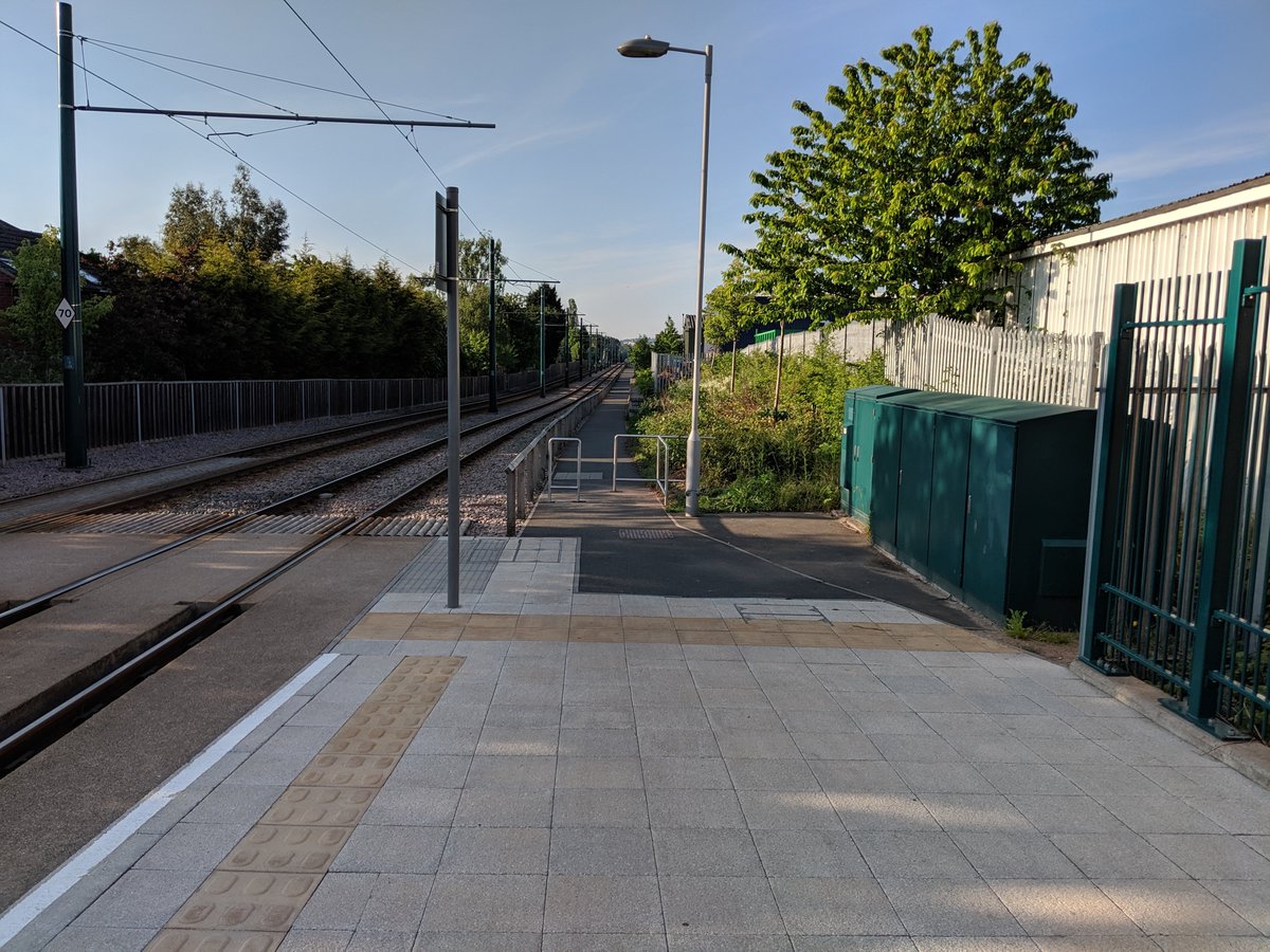 Perhaps they are thinking of the unlit (except at tram stops & north of Wilford Lane) tram side path? The one they (via Rushcliffe BC as landowners) inflicted with barriers (just as the City Council were starting works to improve the Clifton end of the same route).