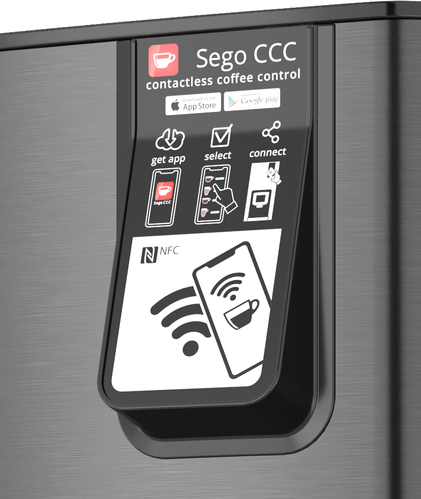 cafe_mezza's tweet photo. Touch-free coffee? Yes please!

Now you don't have to touch the touchscreen anymore. With the Sego CCC app you easily grab a touch-free coffee, just by using your own smartphone! 😍

Contact us today to learn more ☕️😷☕️

#CaféMezza #Sego #SegoCCC #Contactless #Coffee #Touchfree https://t.co/TkTyRYYA9I