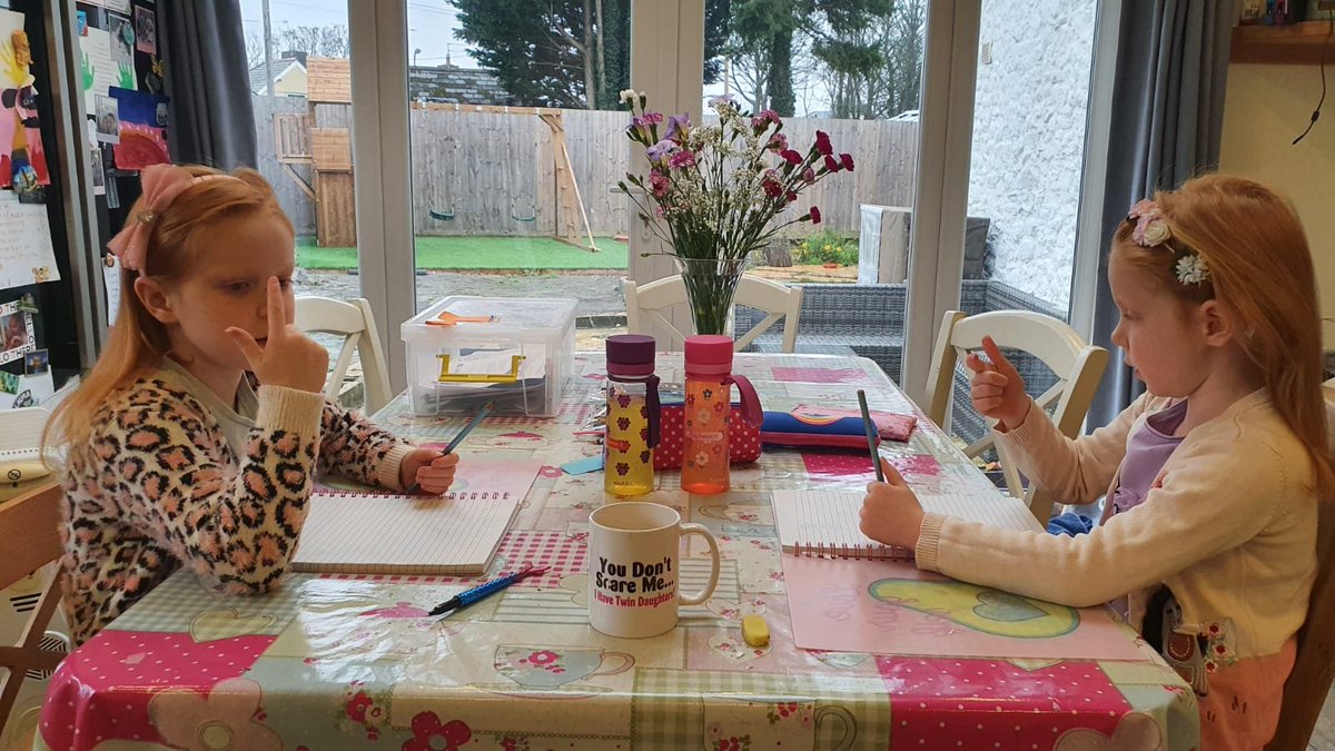 bobbyjrushton's tweet photo. @RumneyPrmYear2 - Lily &amp; Isla doing their spelling task, flicking their fingers to get the sounds. https://t.co/SmALF39utB