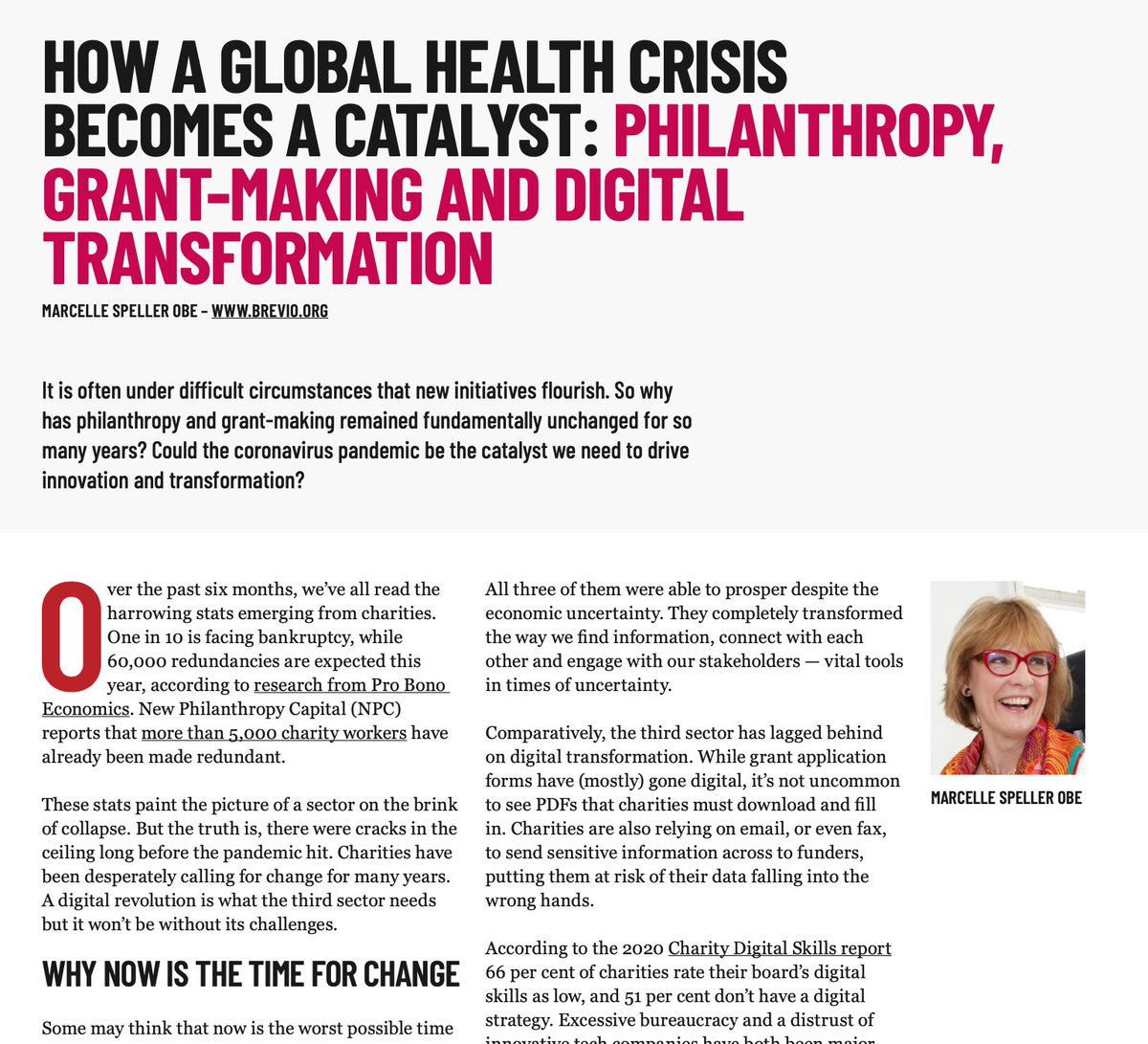 I recently wrote about how a digital revolution is what the #thirdsector needs. Perhaps covid19 could be the catalyst we need to get started? bit.ly/2IRlorV