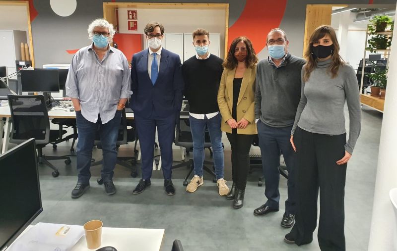 Gracias a <a href="/TheCollider_MWC/">The Collider</a>  por darnos la oportunidad de presentar nuestro proyecto frente al Ministro de Sanidad. Junto a otras dos grandes StartUps del sector salud <a href="/Exheus/">Exheus</a>  y @MentalXR.