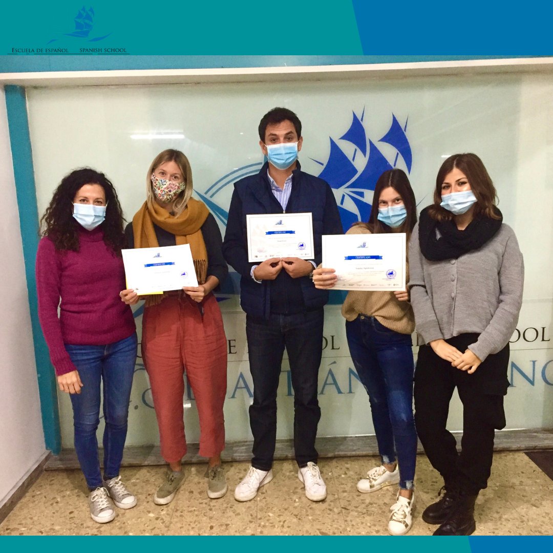 Our amazing students have finished their course in Escuela Elcano! It was a pleasure having you with us! 🥳🇪🇸
You can also learn spanish, join us!🤗

For more information, visit us on:
escuela-elcano.com/en/

#Spanish #traveling #learning