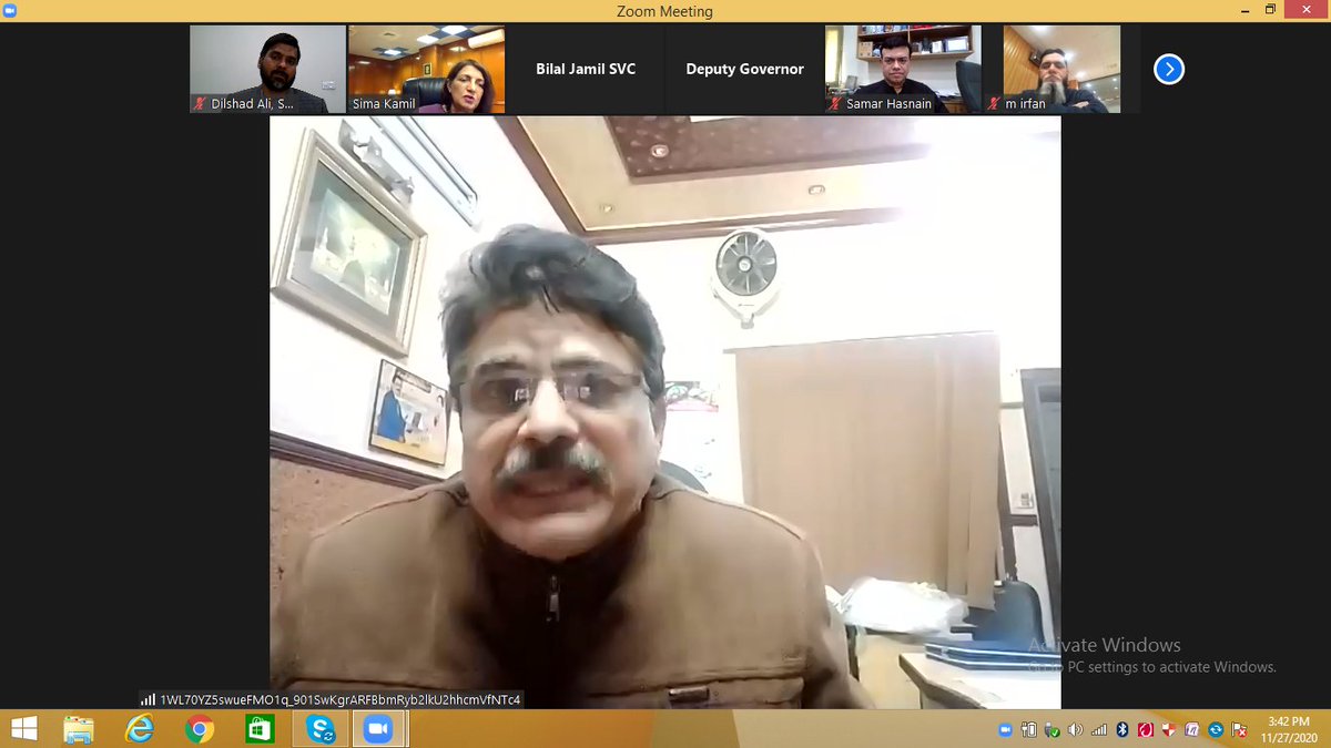 apbumaofficial's tweet photo. #APBUMA held a zoom meeting on 27-11-20 with MS. Sima Kamil Deputy Governor #SBP to discuss various pertaining issues and policy measures taken by the #SBP in support of business & industry specially for #SME sector. https://t.co/rwnTJxdKtu