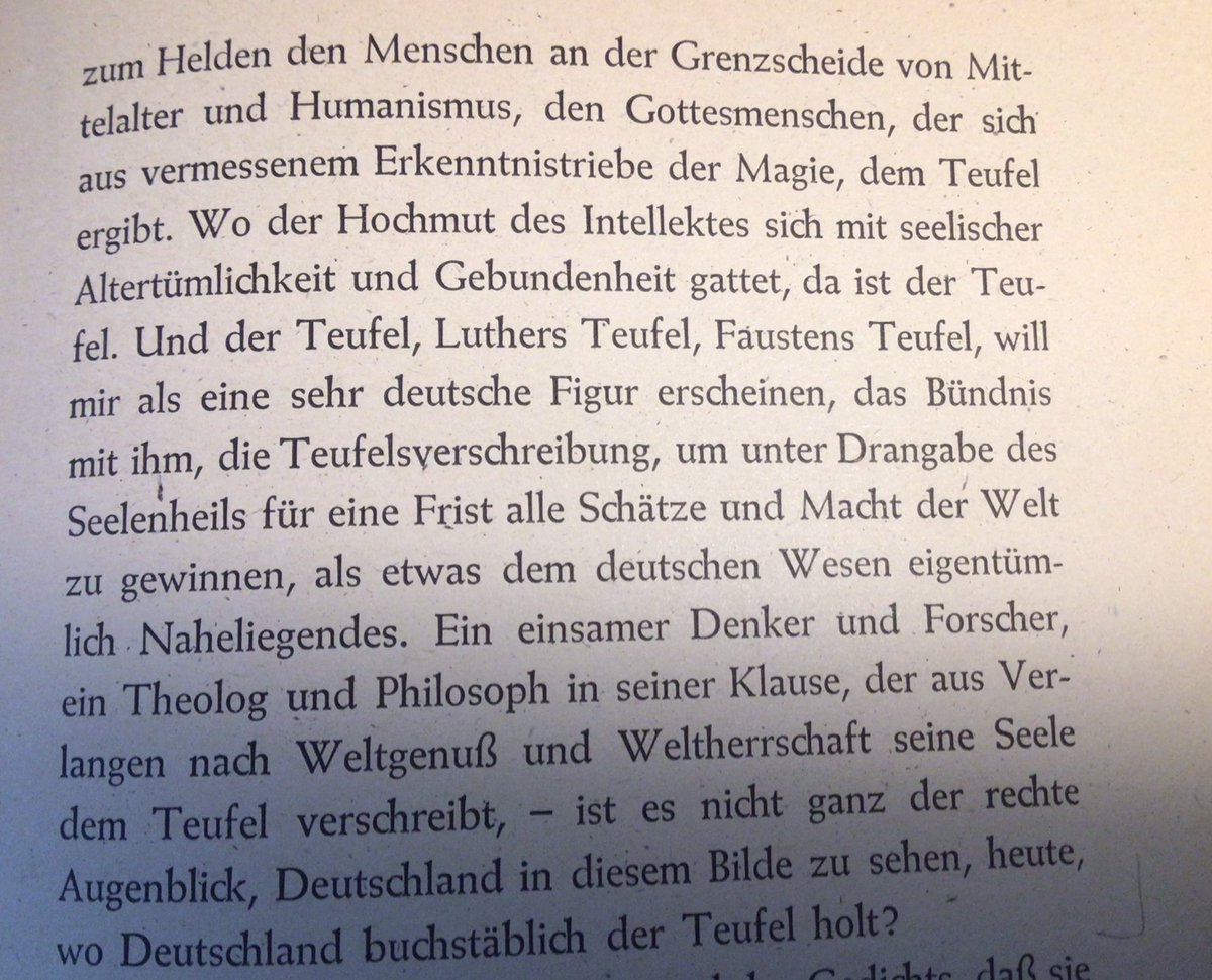 Germany and the Germans — 

Mann reading #Goethe‘s Faust as a dividing line between the Middle Ages and Humanism ...

#MutuallyMann 
#Mann2020
#ThomasMann 

@goethe_jw  <a href="/goethemuseum/">Goethe-Museum</a>  <a href="/AHildebrandt70/">Alex Hildebrandt</a>