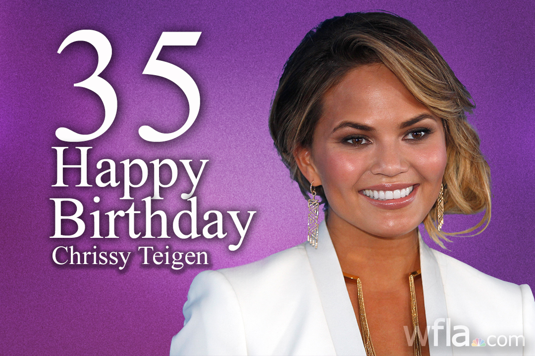 Join us in wishing a very happy birthday to model Chrissy Teigen!  