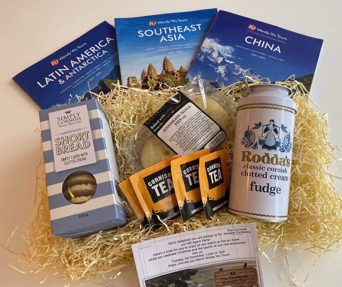 stuart_swords's tweet photo. At @WendyWuTours @Nuovovino my VIP Agent Party hamper has arrived I am looking forward to joining you all virtually tomorrow #wendywu #Christmas2020 #agentparty #newbrochures #wendywulovesagents https://t.co/IHmjfIoSH3