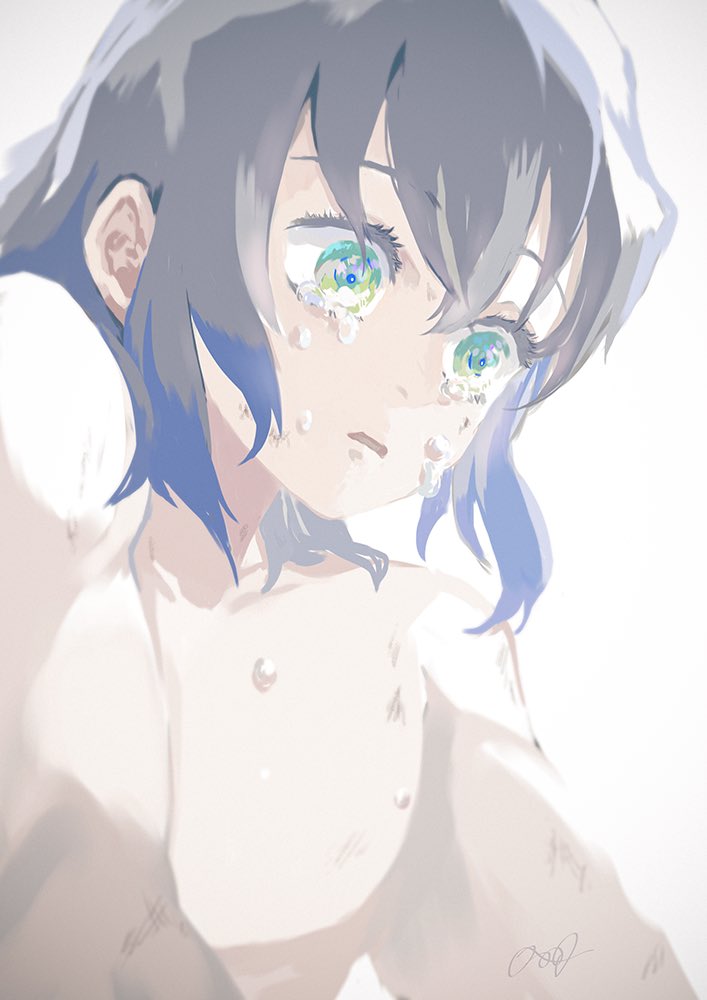 「新しいブラシ作ったので試し描き之助。
主線なしはらくちん。 」|おっかのイラスト