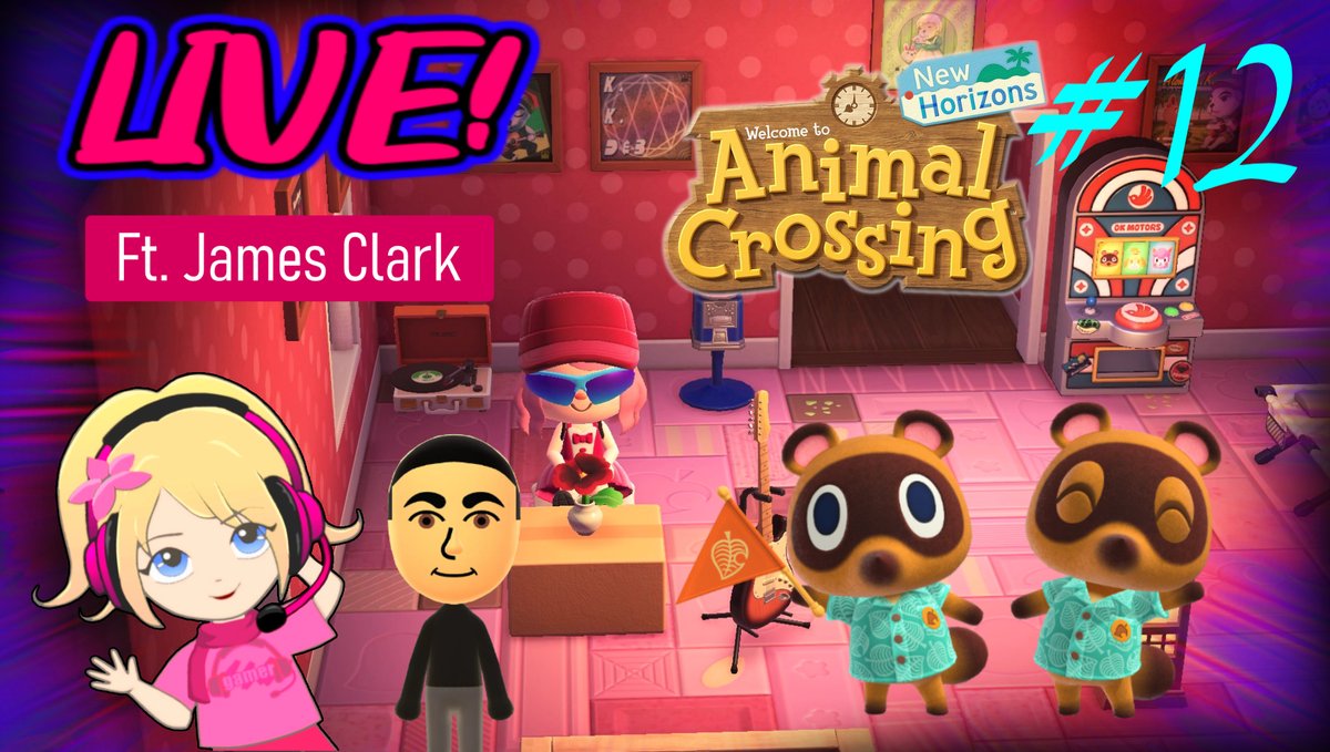 🌸Animal Crossing New Horizons Live!🌸

Featuring the awesome <a href="/SuperLiveGaming/">James Clark</a> 

• Live on YouTube Monday, November 30 at 6pm CT

➡ youtu.be/KFOuj0aXYWw

#AnimalCrossingNewHorizons 
<a href="/BlazedRTs/">Blazed</a> 
#SupportSmallStreamers
