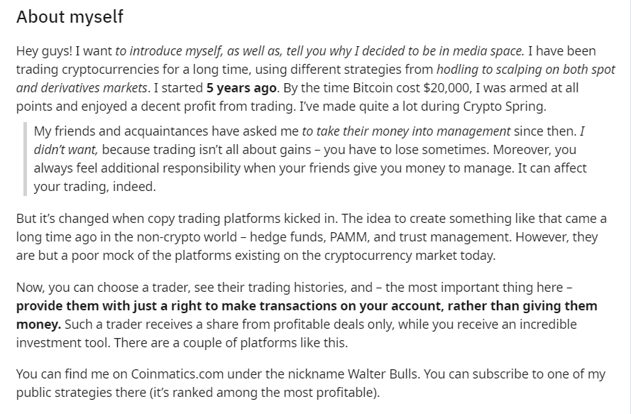 BullsWalter's tweet photo. That's my trading story.
Remember: sharing is caring 😂

#crypto #cryptotrading #cryptocurrency #trading #copytrading #currencytrading https://t.co/l9iuYZpgb0