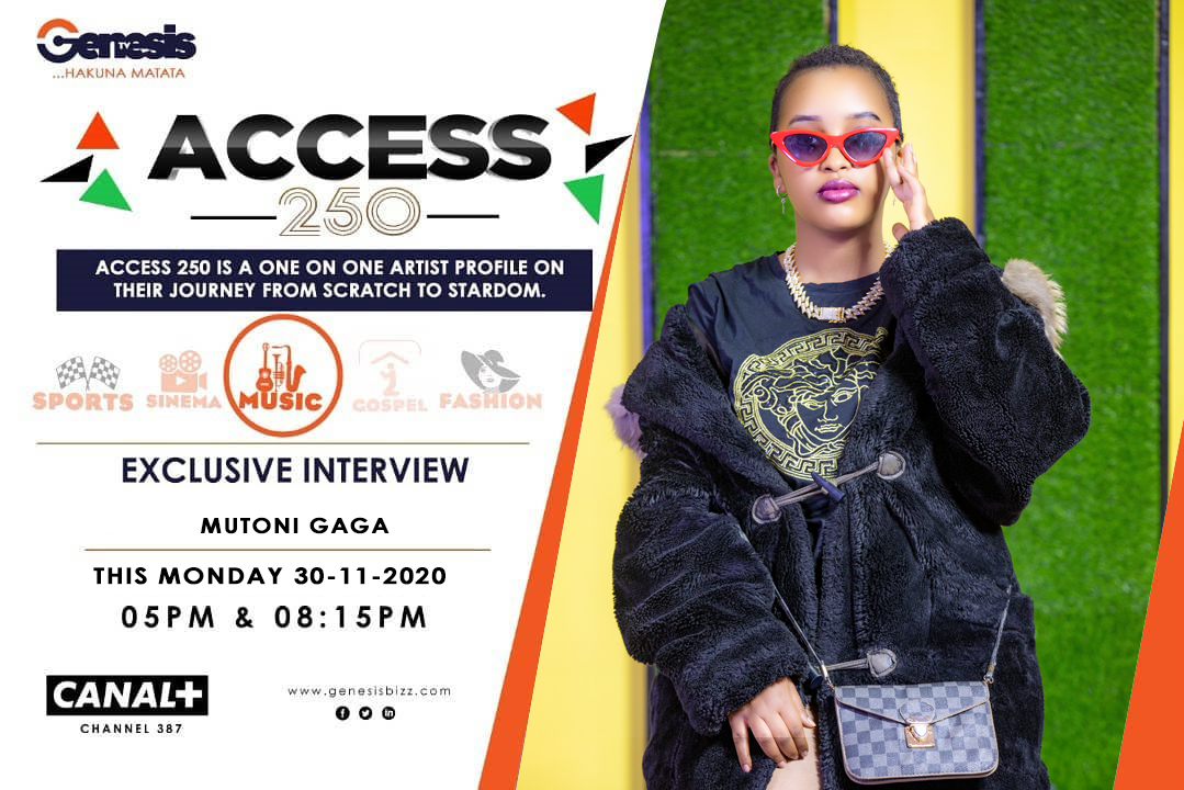 genesistvrwanda's tweet photo. #RwOT 
Reka dutangirane icyumweru gutya! Uyu munsi muri #Access250 turi kumwe na  Mutoni Gaga... ntucikwe ni 17h zuzuye mu gapuwe iwacu mu rugo rw'imyidagaduro GenesisTV 

#GenesisTV387
#genesis
#hakunamatata https://t.co/fwsIMZj9w2