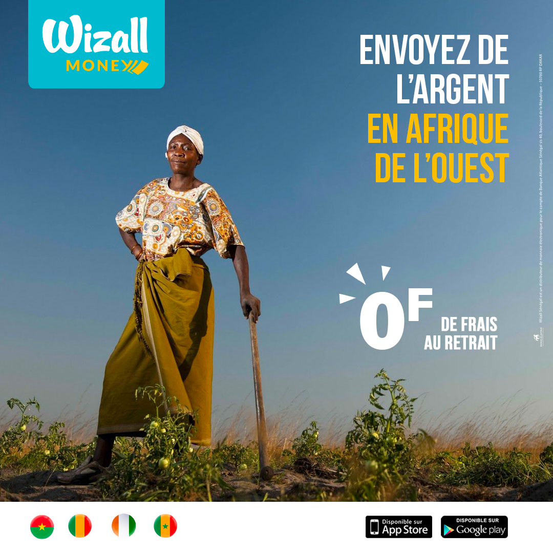 <a href="/WizallMoney/">Wizall Money</a> accompagne le monde agricole en permettant à tou.te.s d'envoyer moins cher de l'argent partout en Afrique de l'Ouest et sans frais de retrait.

#Wizallmoney #transfertinternational #lecomptequifacilitelavie