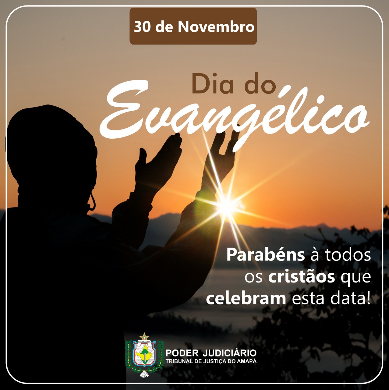 30 DE NOVEMBRO É O DIA DO EVANGÉLICO