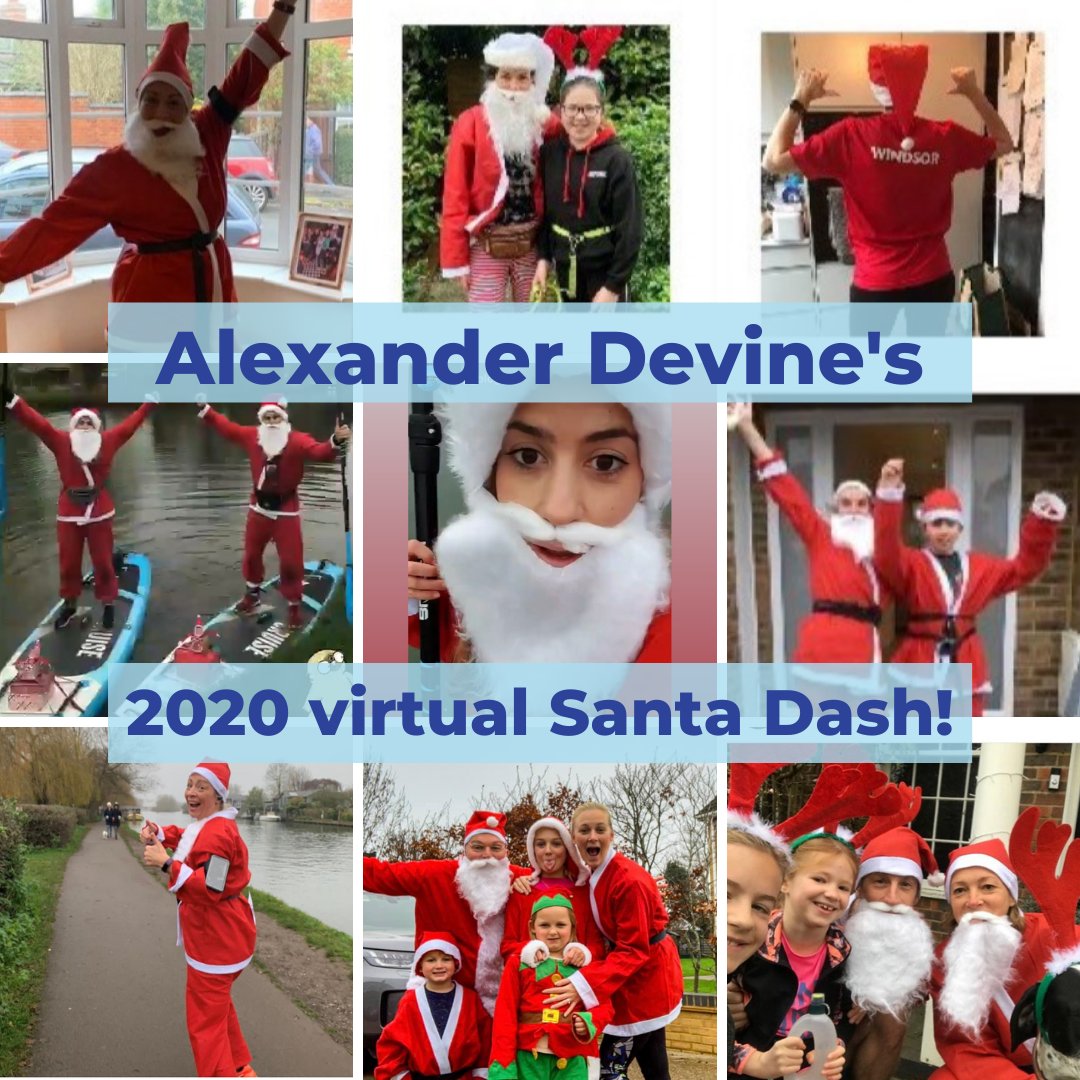 alexanderdevine's tweet photo. THANK YOU to everyone that took part in our virtual Santa Dash this weekend. However and wherever you did it, we think you are simply amazing.
You helped us smash our fundraising target by raising over £26,000! We are completely blown away!
#DevineSantaDash #BerkshireSantaDash https://t.co/6UIChKUss4