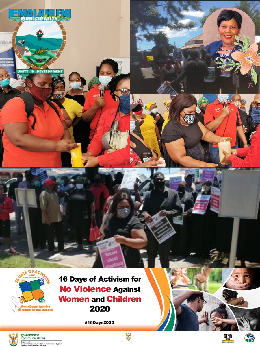 GCIS_ECape's tweet photo. "As South African men, let us take responsibility for our actions. We must treat the women and girls of our country with care and respect." - President Cyril Ramaphosa

#16DaysOfActivism #NoExcuseForAbuse #GCIS
Well done to #EmalahleniLM #CHDM on their Men's March Against GBV https://t.co/mZG70gLWhI