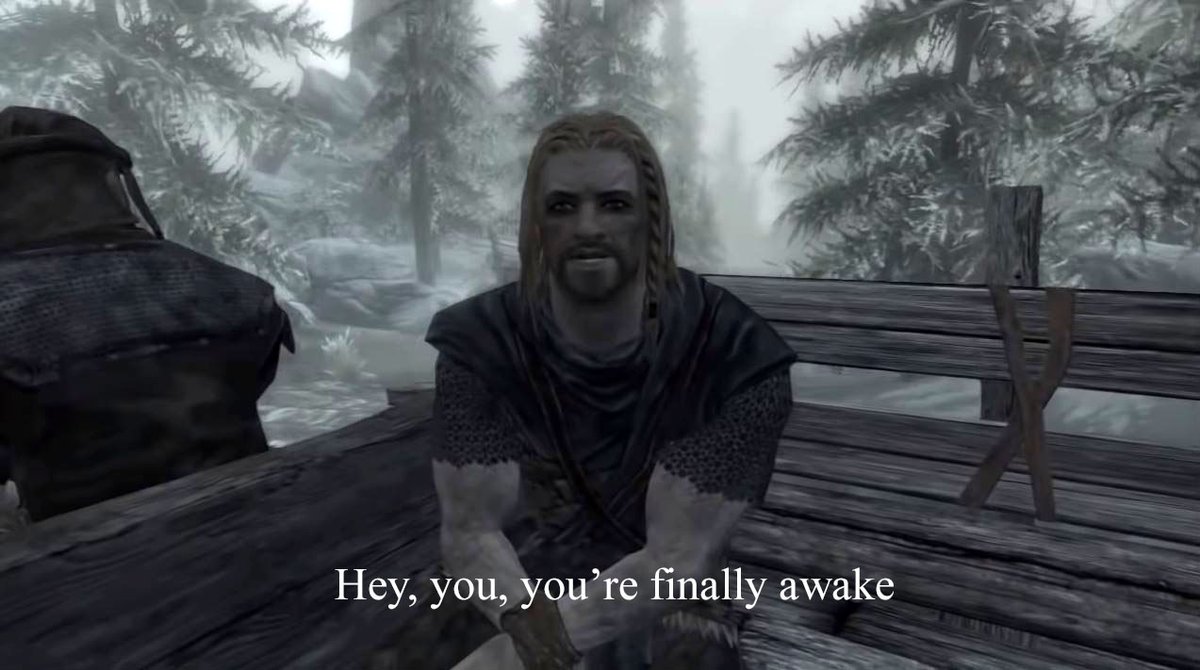 JustNeonX's tweet photo. Me despierto todos los dΓas imaginando escuchar tu voz viejo amigo... #Skyrim #yourefinallyawake https://t.co/v4tBziE3Ei
