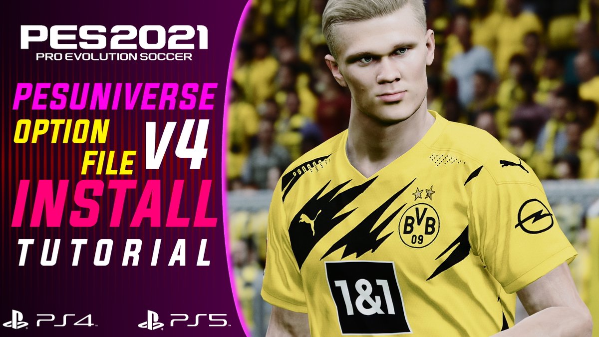 Spoony Pizzas Pes Universe V4 Option File Install Tutorial Pes 21 Upgrade From V3 To V4 Ps4 Ps5 Covered T Co Ikvagzqlhy Pes21 T Co Tu8iaems4n