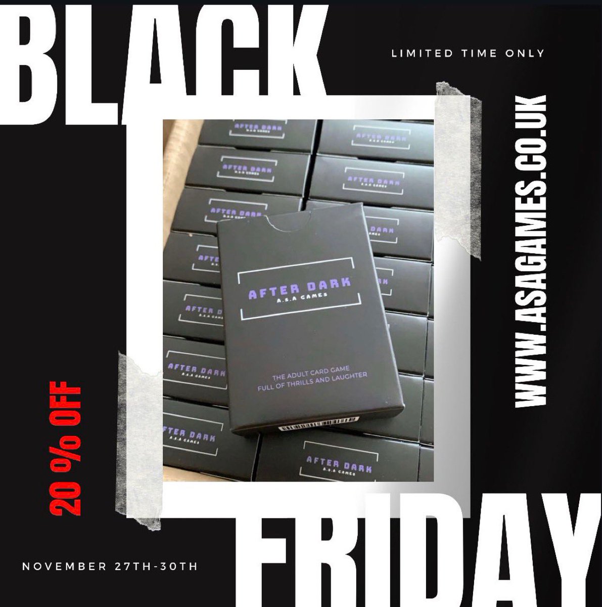 ASAGAMES_'s tweet photo. CYBER MONDAY SALE - 20% OFF EVERYTHING ON OUR WEBSITE WHEN YOU GET TO THE CHECKOUT. DONT MISS OUT 😈‼️ https://t.co/XJMhIikpeg