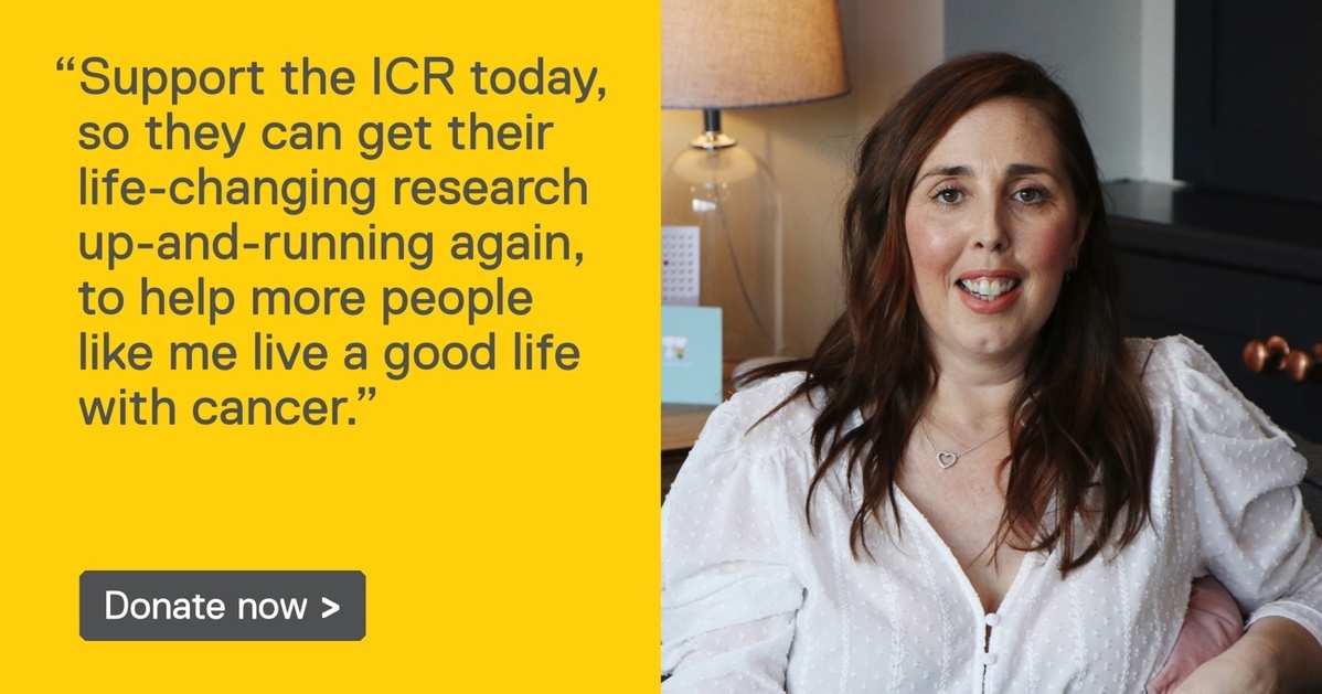 ICR_London's tweet photo. But there is hope. Our researchers feel science has adapted to Covid-19 β and they believe donations and Government support could accelerate recovery.
π Support our #KickstartICR appeal and donate now: https://t.co/CsRMXvn5Yv https://t.co/4z9x2etTo1