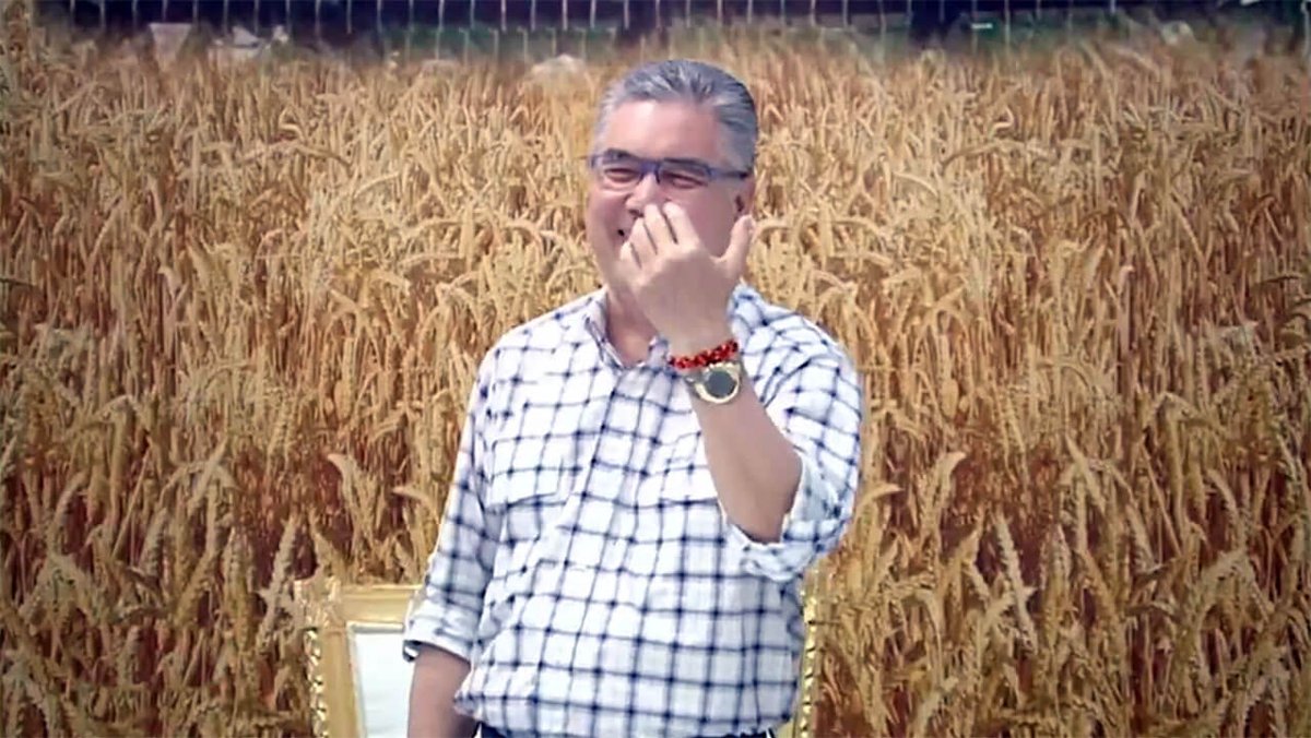 Berdymukhamedov (did not come across any photo of his predecessor though)