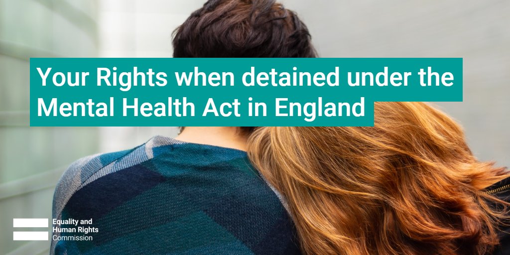 Today we have published a group of resources to help people who have been detained under the Mental Health Act, and their families, understand their rights in relation to the Human Rights Act and the Equality Act.

You can view the guides here ➡️ 
orlo.uk/TWeAQ