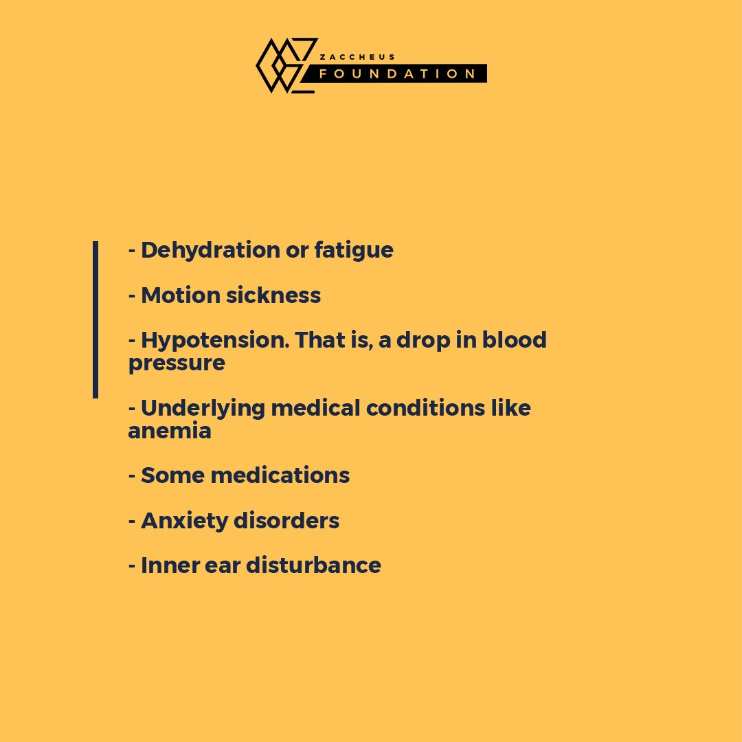 OGZFoundation's tweet photo. Here's a quick one on Lightheadedness... Detailing some of its symptoms and remedies.

#ogzfoundation #healthy #wooziness #Monday #newweek https://t.co/nUCgDY459P
