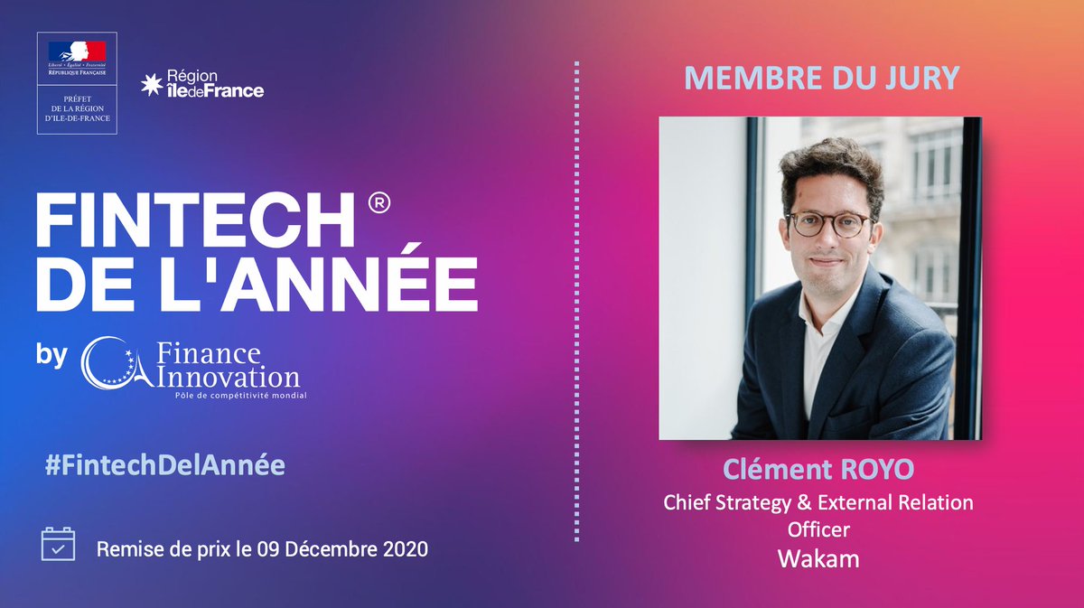 Merci à <a href="/cl_royo/">Clément Royo</a>, qui fait partie du jury du concours #Fintechdelannée, qui a auditionné les finalistes hier !⚖️
Rejoignez-nous le 9/12 à #FTCommunity pour le résultat !✨
finance-innovation.org/fintechcommuni…
+ d'infos sur le concours 👉finance-innovation.org/fintechdelanne…