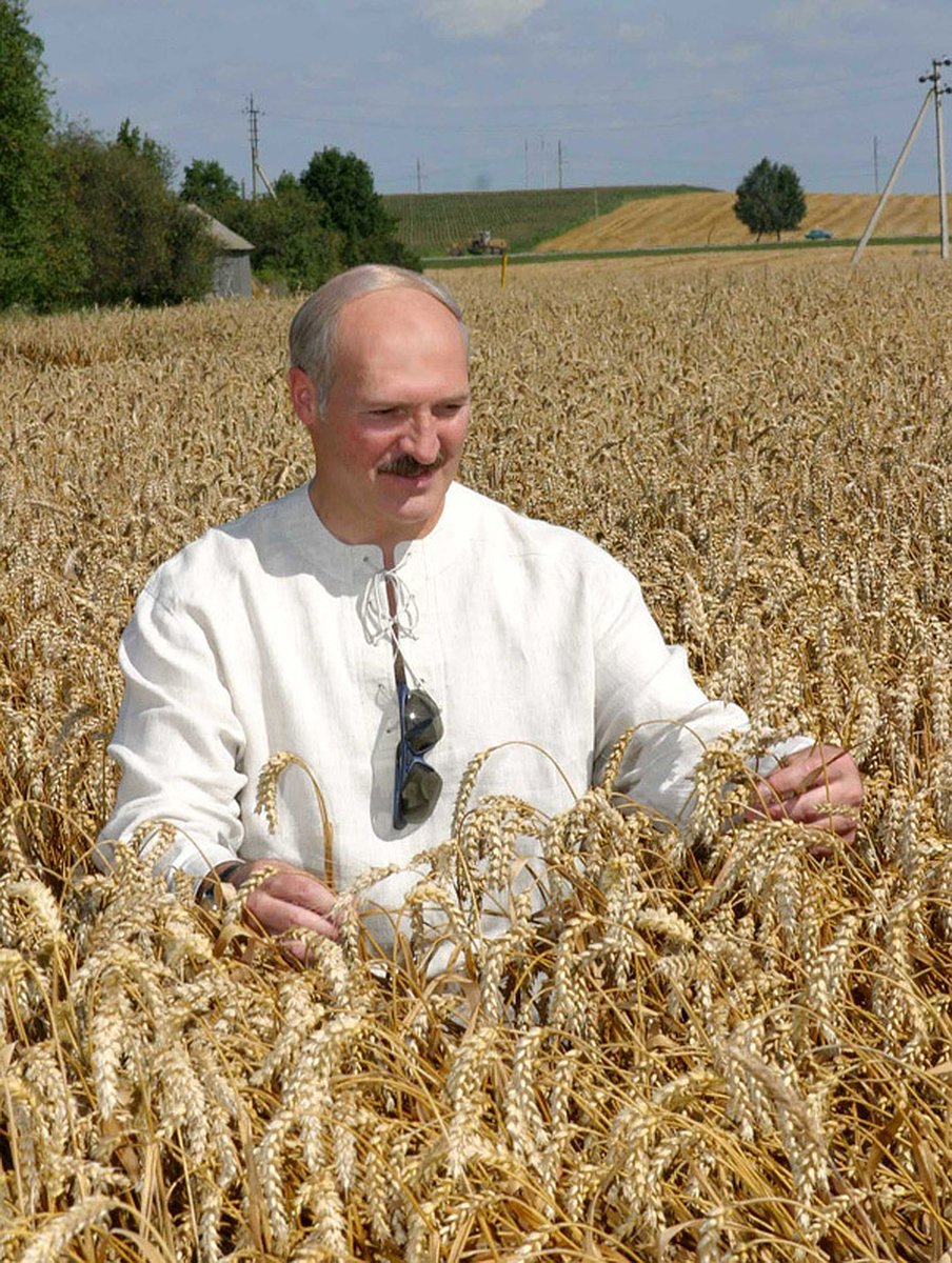 Lukashenko (why not potato field one can ask)