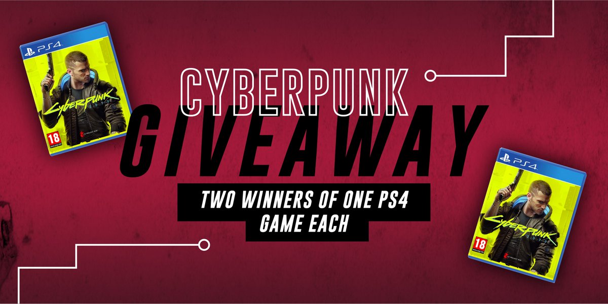 GameByte's tweet photo. 😍 Thanks to the #GameByteShop we have 2 #PS4 copies of #Cyberpunk2077 to give away!

🎉 To enter drop us a follow, RT this post and tag a friend! 

🍒 Closes at 5:30pm GMT - 01/12/2020

🇬🇧 UK only
 
👉 Buy it here: https://t.co/NMlCphGvNv

#BlackFriday #CyberMonday https://t.co/hMk3VqDzlG