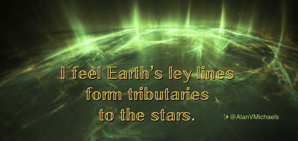 AlanVMichaels's tweet image. I feel Earth’s ley lines
form tributaries
to the stars.

#HangTenStories 1460 #tributary
#MicroPoetry
#Poetry
#Writing
#AmWriting
#AmWritingSciFi
#SciFi
📷 pixabay