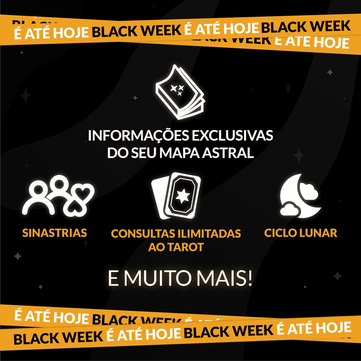 astrolinkbr's tweet photo. Corre lá no nosso site para garantir 70% de desconto no primeiro mês de assinatura Premium! ❤

É só até hoje, às 23h59! 😉

Quem aí já aproveitou? 🙋🙋‍♂️

#signos #astrologia #astros #céu #astrolink #blackfriday #blackweek #mapaastral https://t.co/33socdUnDa