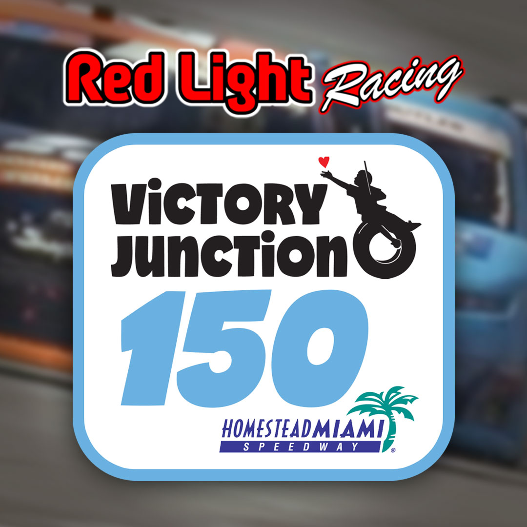 VictoryJunction's tweet photo. Tonight at 8pm EST! Join our friends @RedLightRacing1 as they raise awareness and funds for Camp during the Victory Junction 150 at Homestead championship race on Turn 3 Racing Network. Tune in here - https://t.co/SSUArc9tuA!
#FeelYourHeartRace #DriveFor45 https://t.co/dD9TfnLJiJ