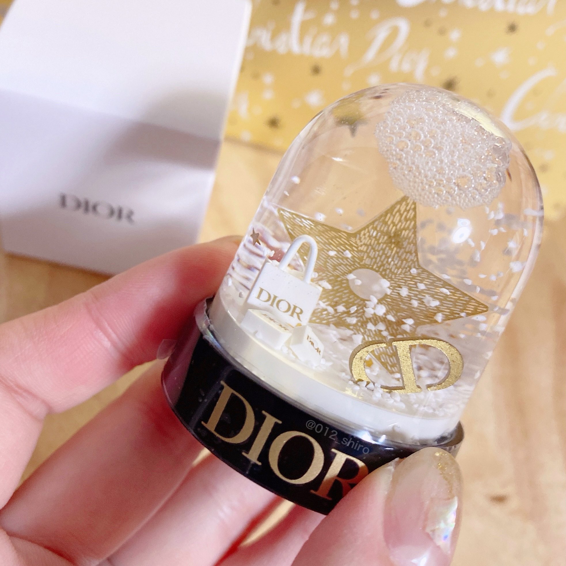 値下★レア★Christian Dior ディオール スノードーム ノベルティ