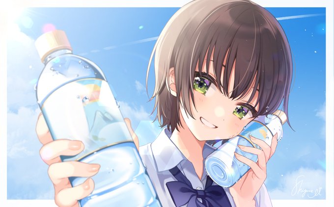 「瓶 水筒」のTwitter画像/イラスト(人気順)