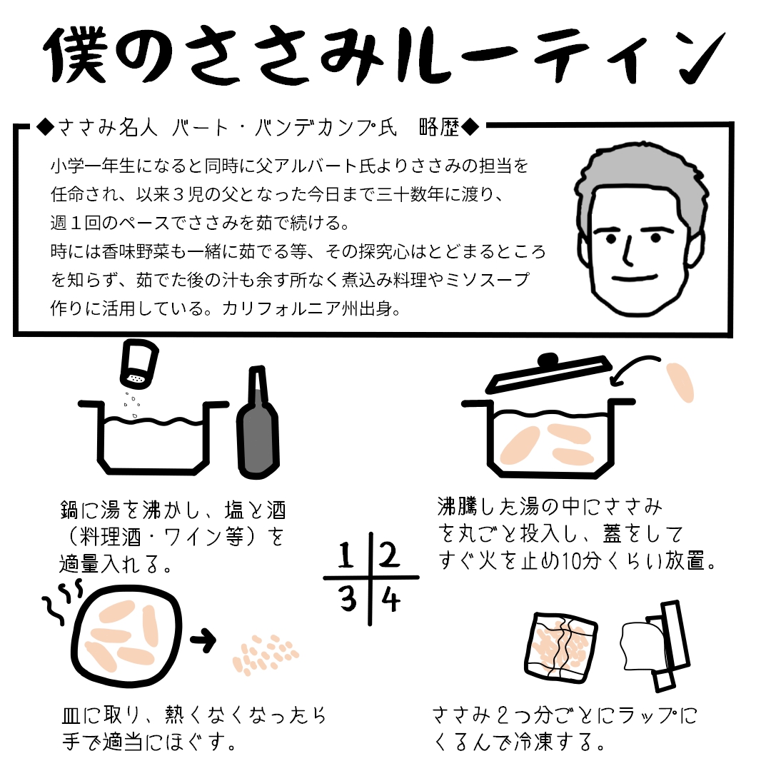 ささみの茹で方