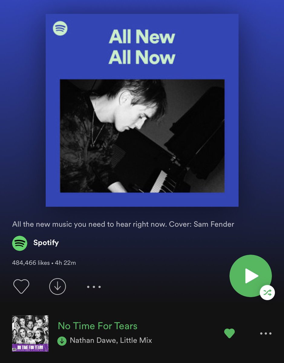 INTLMixers's tweet image. #NoTimeForTears is #1 on this @spotify playlist! 💜 

open.spotify.com/playlist/37i9d…