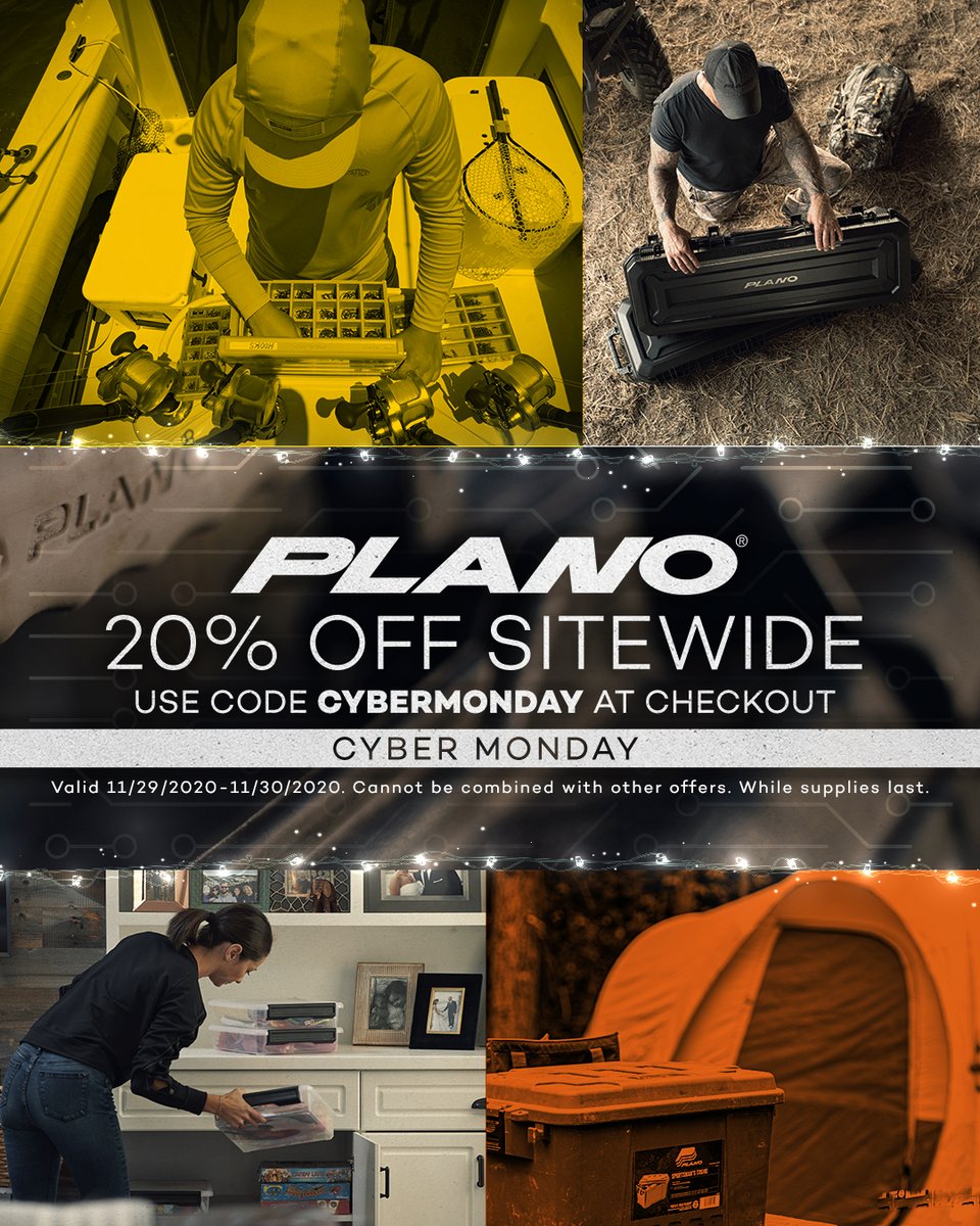tech_tackle's tweet image. RT plano "Make a move toward completing your Christmas shopping with Plano's 20% off CYBER MONDAY sale. No matter what your pursuit, we've got the storage you need. So get out there and pursue your passion; we’ll worry about protecting it. #ProtectYo… https://t.co/RspYZjGQCx"