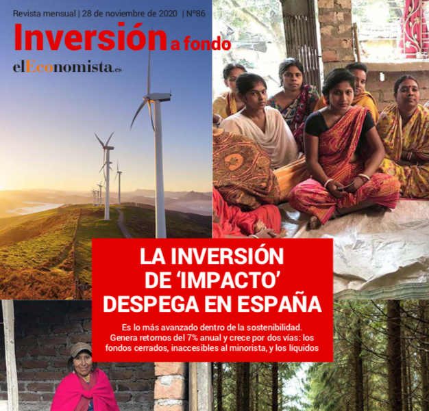 SpainNAB's tweet photo. 💯 En portada de la revista 'Inversión a fondo' de @elEconomistaes: "La inversión de impacto en España despega, lo más avanzado dentro de la #sostenibilidad. Genera retornos del 7% anual y crece por 2 vías: los fondos cerrados y los líquidos".
🔎 Leer más: https://t.co/8lKDX47akV https://t.co/G4YqsvrmKz