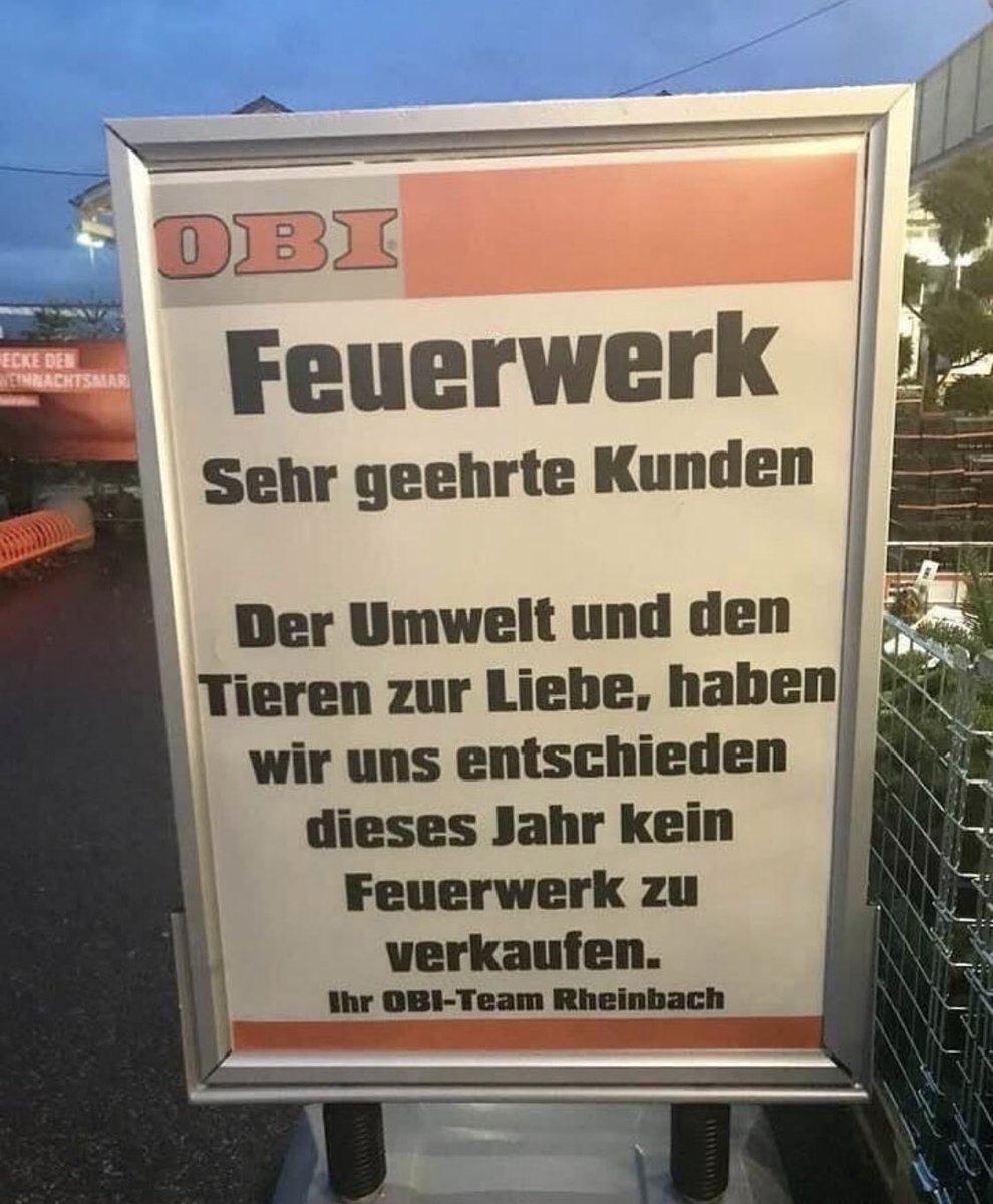 NurderK's tweet photo. Wer schließt sich an? 
#Baumarkt #OBI #feuerwerksverbot #coronavirus https://t.co/kgraQPFw6m
