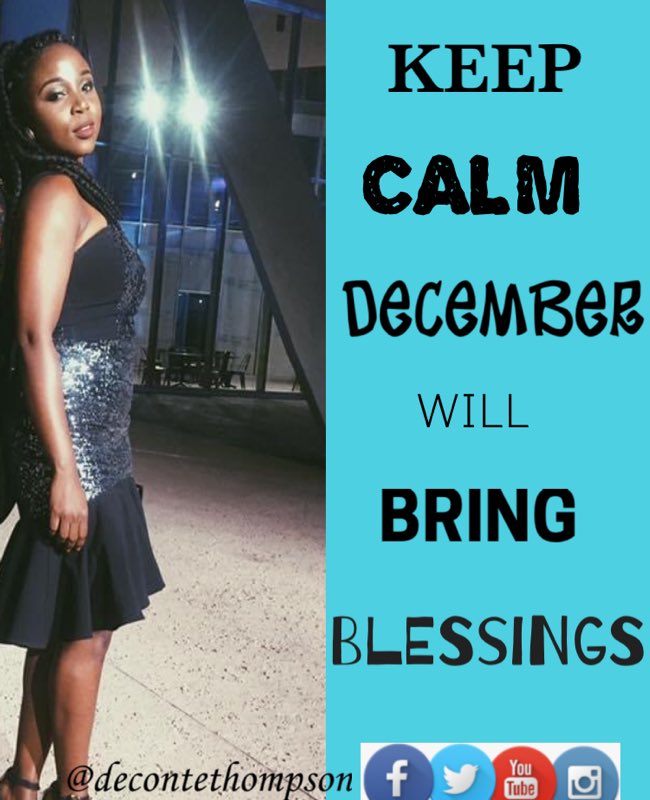 DeconteThompson's tweet image. Be hopeful that December will crown the year with blessings that will wipe all tears you’ve had in 2020. Believe it in your heart and see what comes. God is good! #decemberloading #birthdayloading #decontespeaks #decontethompson #deconteakligo  #God’slove #God’sblessings