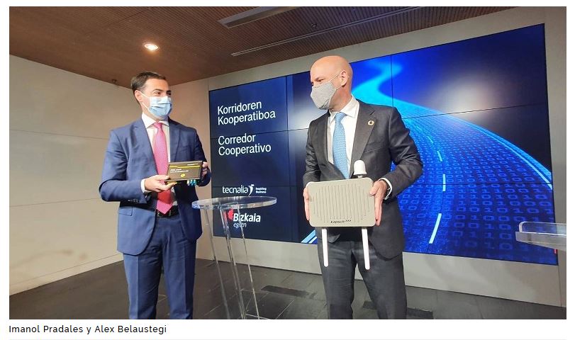 .<a href="/Bizkaia/">Bizkaiko Foru Aldundia/Diputación Foral de Bizkaia</a> tendrá la primera #AutopistaInteligente en 2023
📌La Diputación Foral de Bizkaia y TECNALIA colaboran en la implantación, por primera vez en #Euskadi, de un corredor cooperativo; 57 km de autopista digitalizados y sensorizados
cutt.ly/Thku9P1