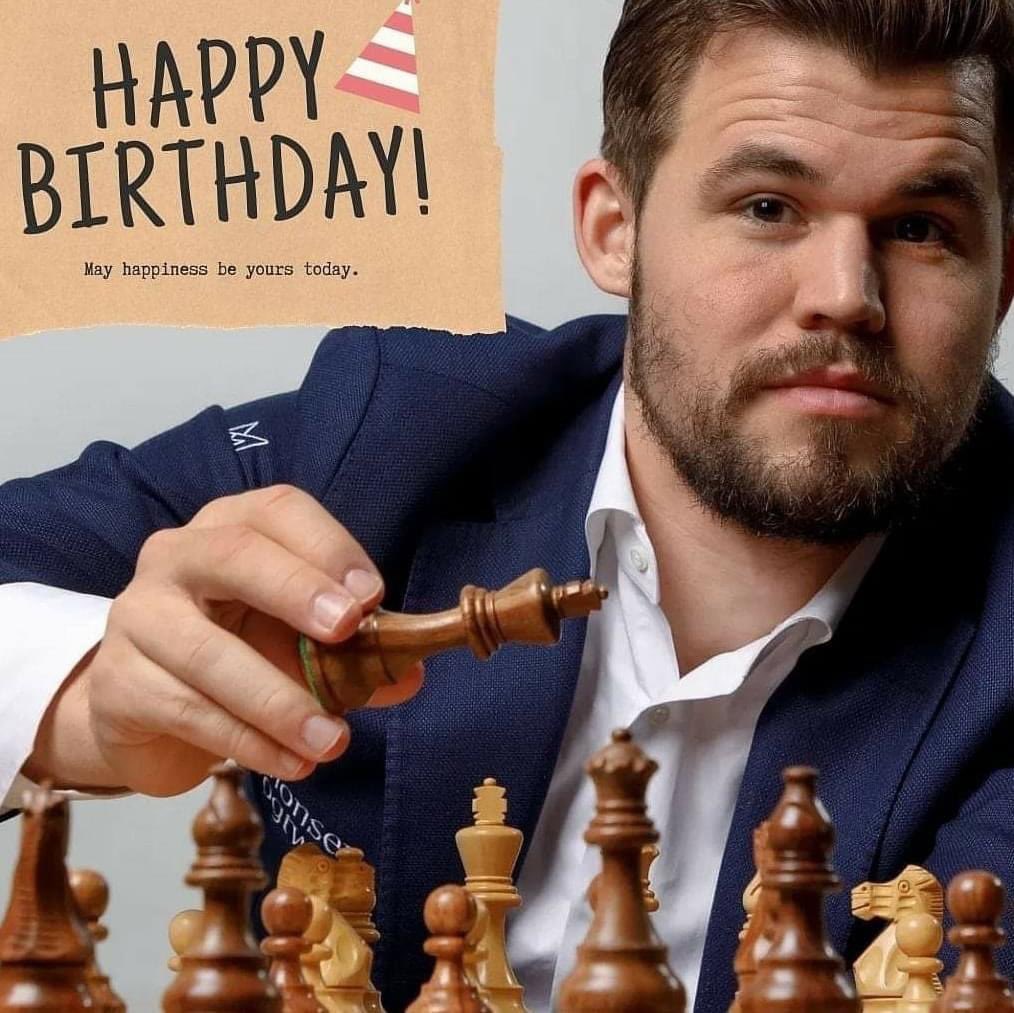 Happy Birthday Magnus Carlsen 