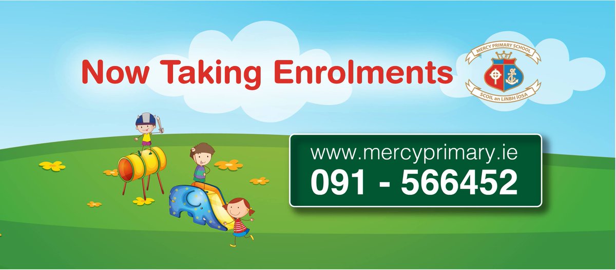 MercyGalway's tweet photo. We are accepting enrolments for our 2021-22 school year for all class groups. Please complete our admission form via the link if you wish to send your child to our wonderful school. https://t.co/Kf0nswii6C You can email us on info@mercyprimary.ie or we can also post you our form. https://t.co/raOCPaP63t