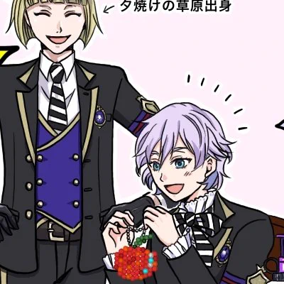 林檎を持った可愛い可愛いエペルくんが公式で発表されたそうなので…今まで描いた林檎大好きエペルくんを…寮服ver絶対欲しい…((*^.^))ノ? 
