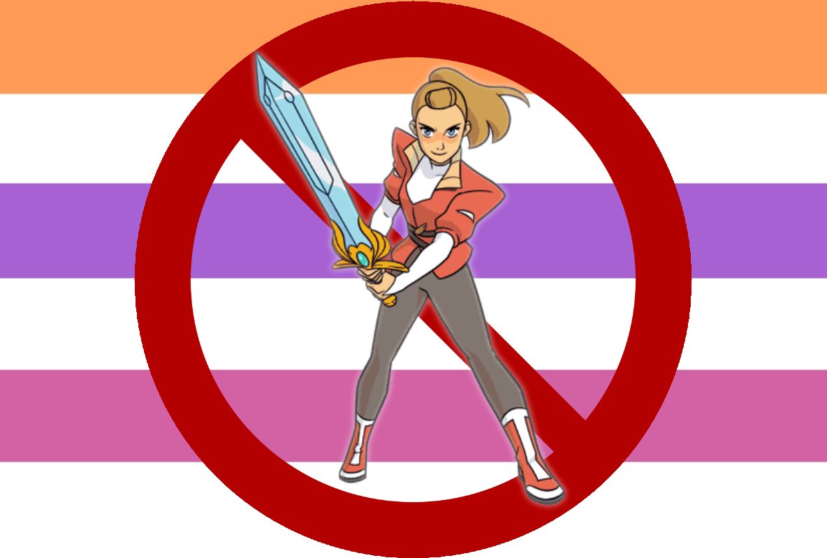 hates_straight's tweet photo. Adora hates straight lesbians! https://t.co/nTwtj48MJP