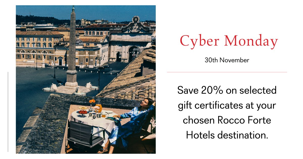 Rocco Forte Hotels tweet media