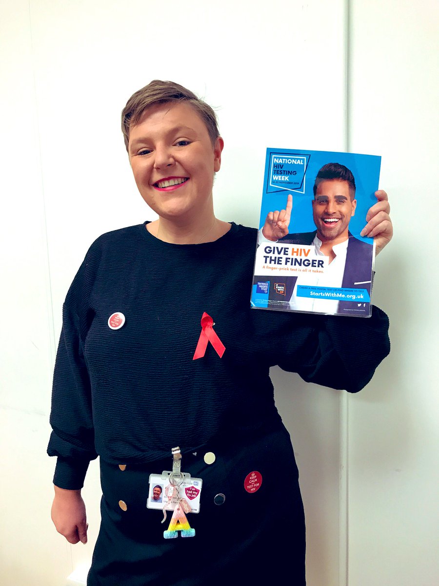 #MeetOurTeam: ED HIV TESTING Lead Nurse, @Aimee19xo 

“It is my aim to #endthestigma behind HIV and I work closely with all the A&E staff together with @ejaf to make sure we are on track with our 2030 goal of eradicating #HIVtransmission” 

#HIVchampion 🏆