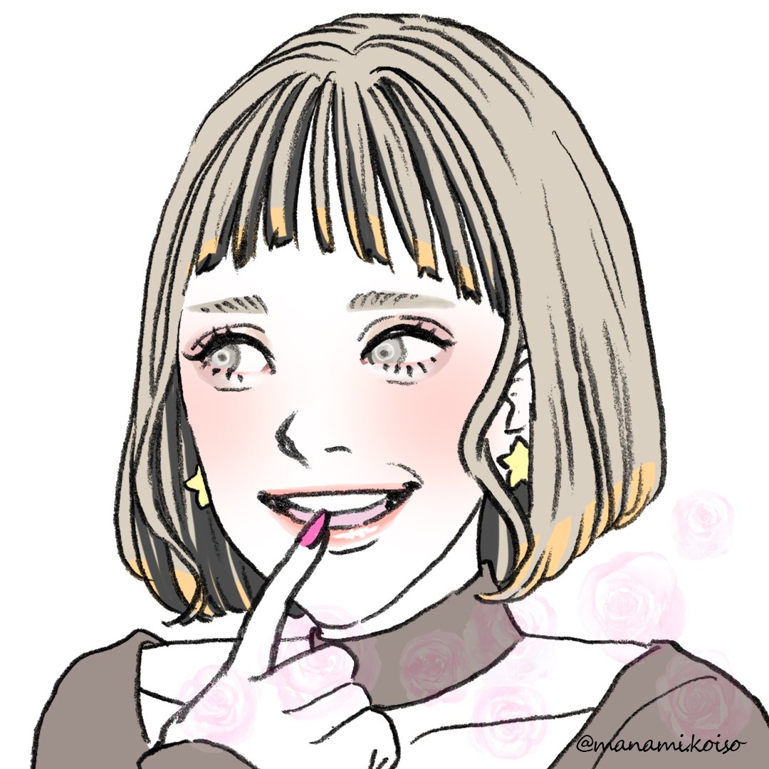 Manami K イラストアップします ファッションイラスト イラスト お団子ヘア ヘアカラー 女子 ヘアスタイル メイク シンプルイラスト かわいい おしゃれ 女性 イラスト シンプル おしゃれさんと繋がりたい エレガント イラストレーターさん