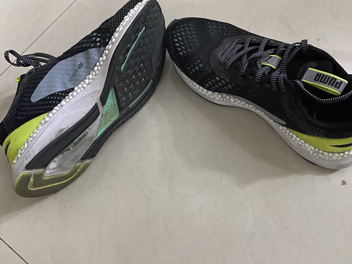 DrThethi's tweet photo. The flip side of pandemic, lost close to 1lakh kcal of active energy in the last three and half months, and at the heat of action were these #HybridSpeed600 ⁦@PUMA⁩ shoes. 
#happycustomer https://t.co/4RiQZACUyM